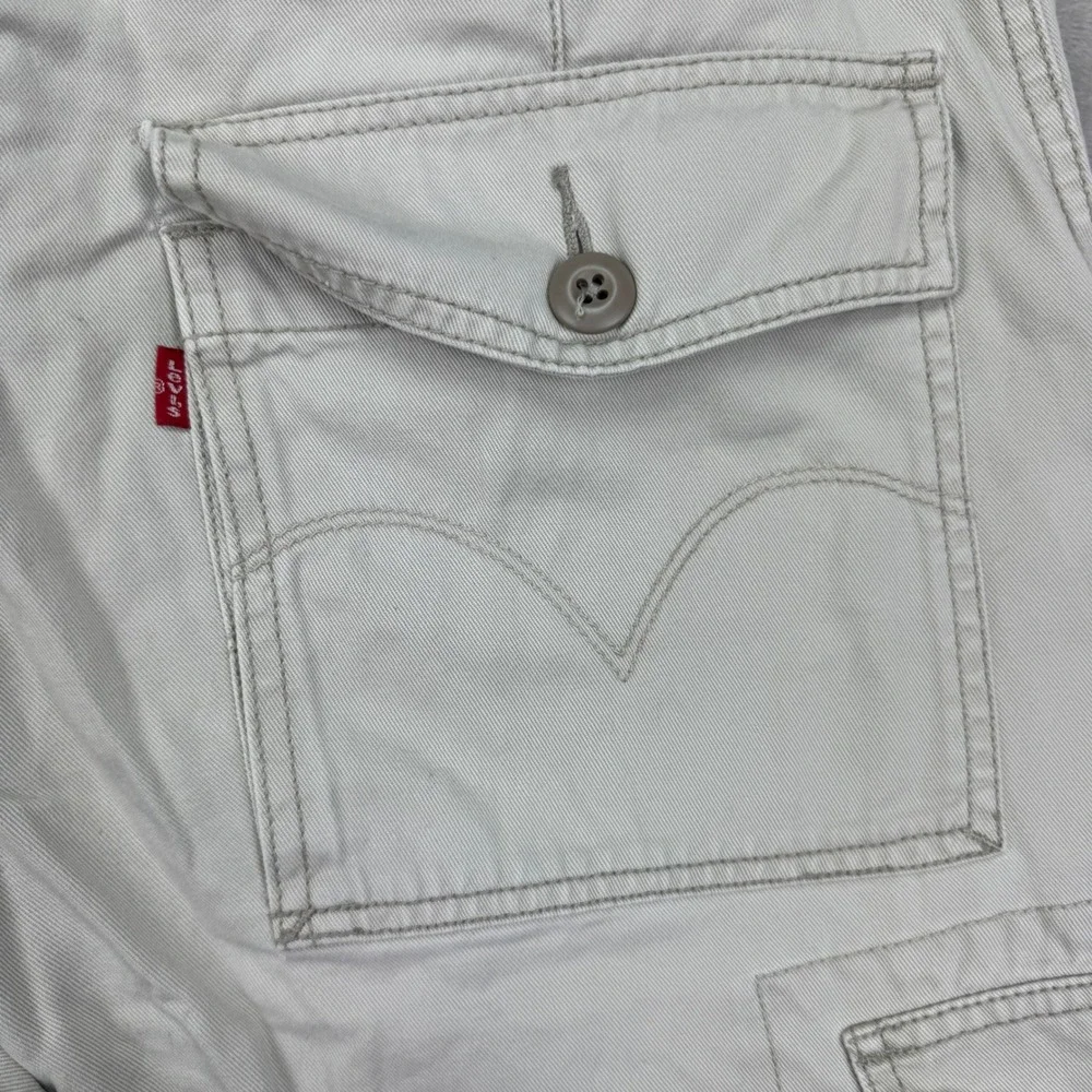 Levi's Cargo Shorts Mens 32 Beige Loose Baggy Y2K‎ 2000s Skate Workwear